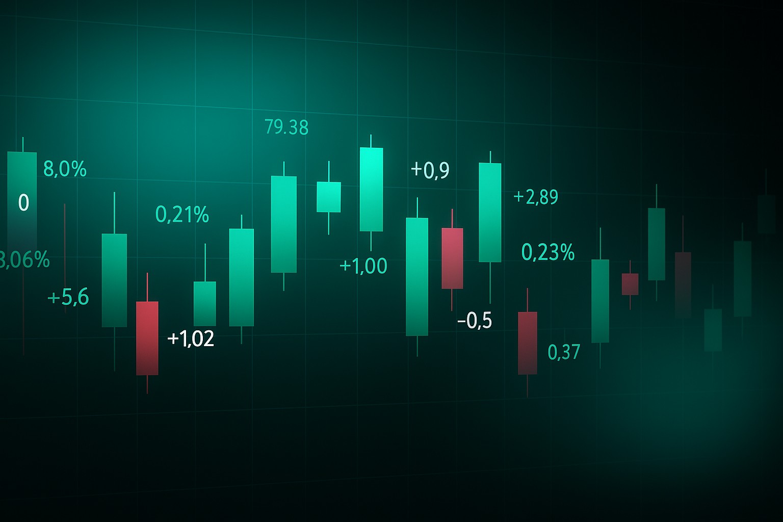 Records voor aandelen, goud en Bitcoin, wat is er aan de hand? stocks-chart